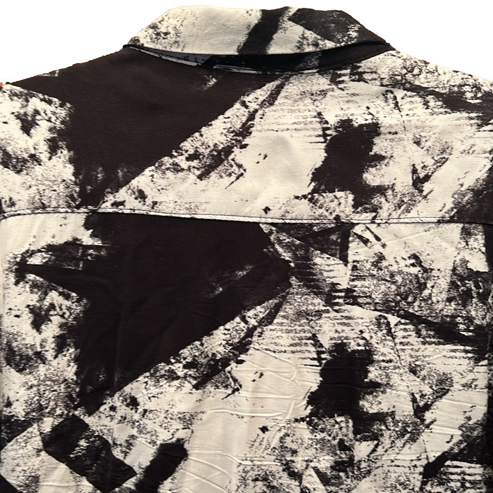 No Boundaries Button Shirt, SZ 2XL, NWOT, PTP 27”, L 30”, Dark Navy Blue/White - Picture 5 of 8